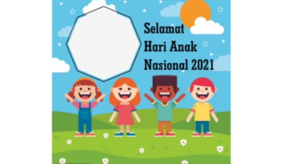 20 Link Twibbon Peringati Hari Anak Nasional 2021 Lengkap Cara Memasang