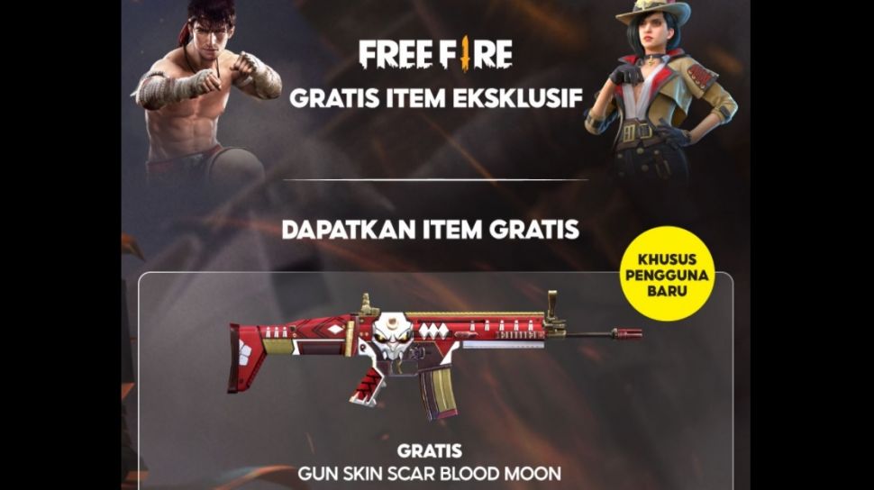 How To Get Ff Gun Skin Scar Blood Moon Redeem Code World Today News