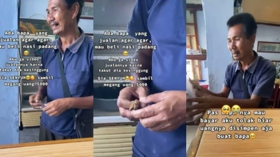 Viral Penjual Agar Agar Cuma Punya Uang 5 Ribu Buat Beli Nasi Padang Bikin Nyesek 3084