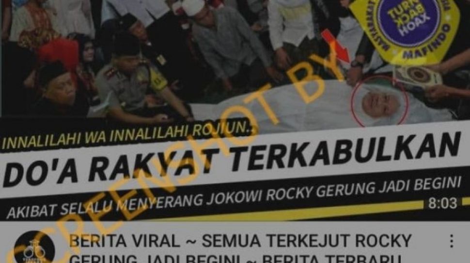 CEK FAKTA: Benarkah Rocky Gerung Meninggal Dunia?