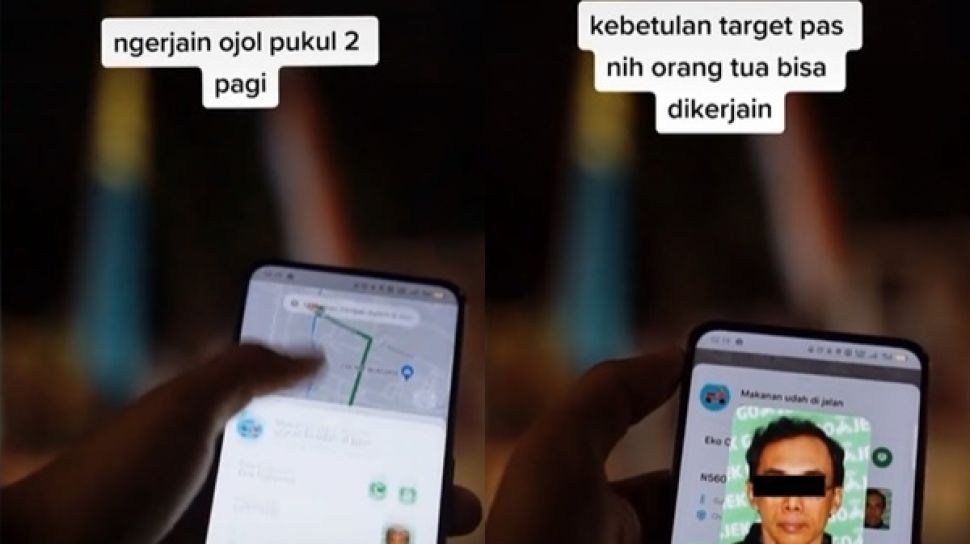 Viral Cowok Prank Driver Ojol Tua Jam 2 Pagi Niat Kasih Bintang 1