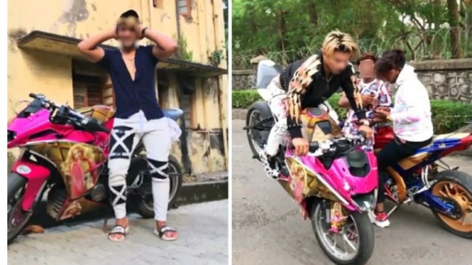 Niat Bikin Konten Pakai Motor Bergambar Barbie Orang Ini Malah Berurusan Dengan Polisi 8158