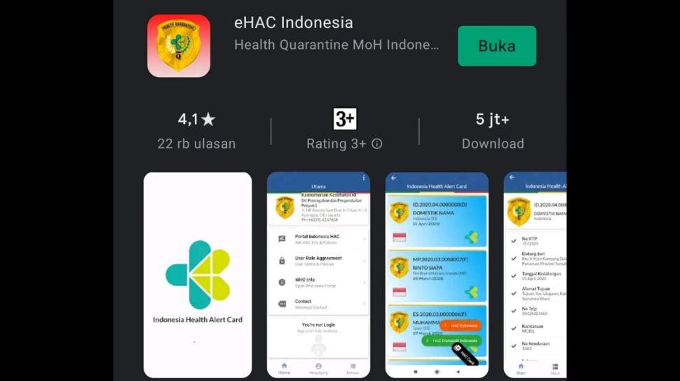 Adalah e hac Indonesia Health