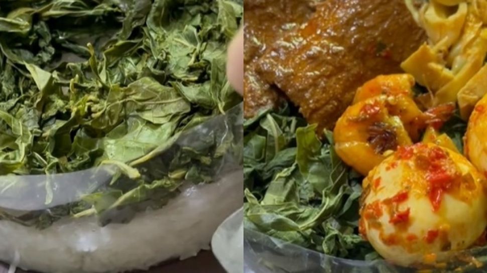 Viral Adik Bikin Kue Ultah Dari Nasi Padang Untuk Kakak, Hasilnya Mind Blowing