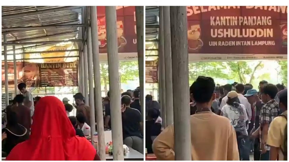 Viral Video Mahasiswa Berkelahi di Kantin UIN Raden Intan Lampung,  Warganet: Bikin Malu - Suara Lampung