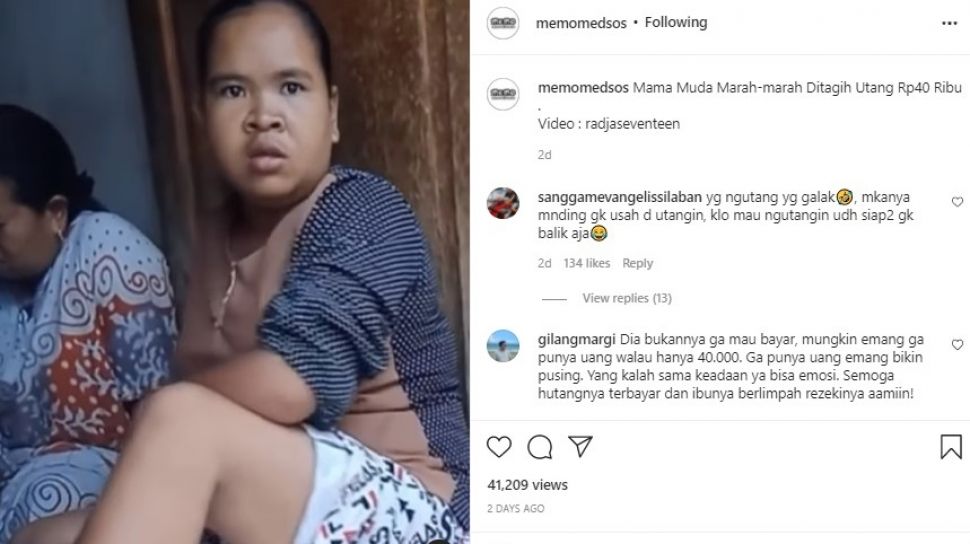 Mamah Muda Marah Ditagih Hutang Rp 40 Ribu Warganet Sampai Sebut Najis