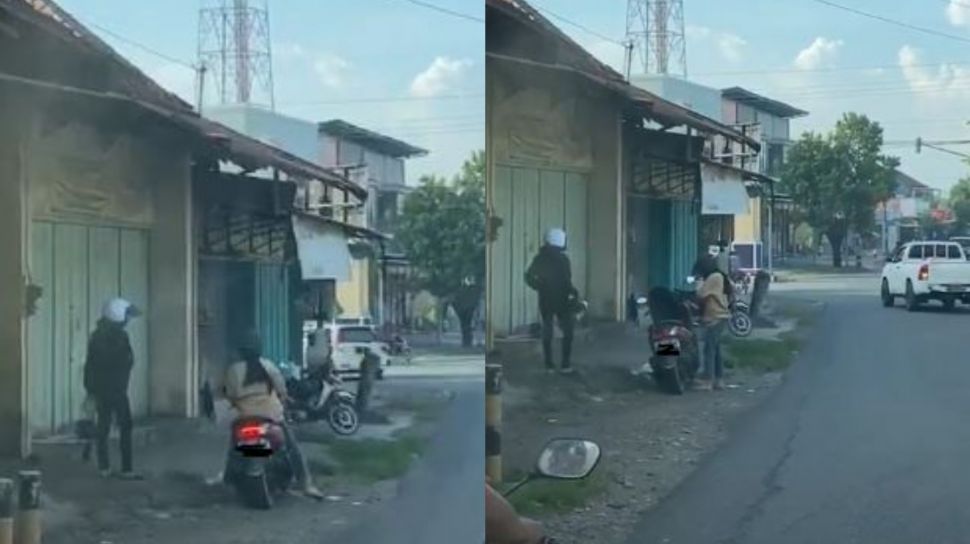 Viral Sejoli Berantem Di Pinggir Jalan Aksi Cewek Tinggalkan Pacarnya