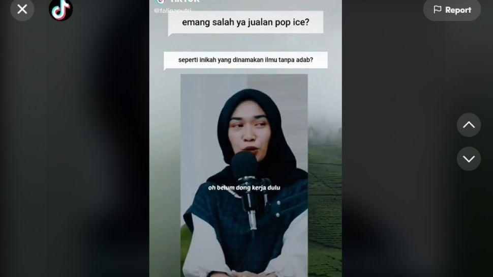 Viral Perempuan Singgung Penjual Pop Ice Warganet Ini Beri Jawaban Telak