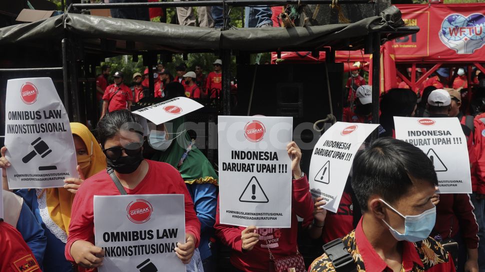 Besok Ribuan Buruh Bakal Bergerak Ke Istana Mk Dan Kantor Anies Demo