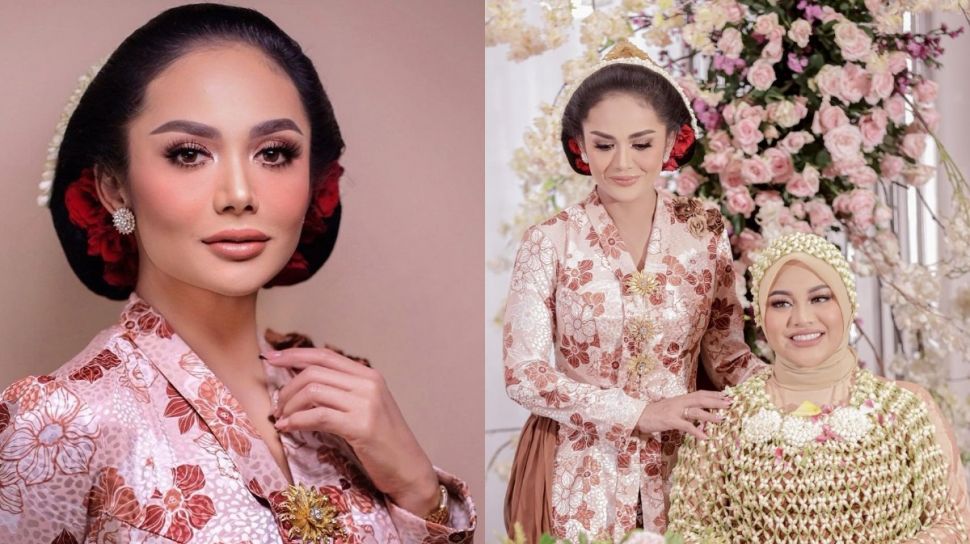 7 Gaya Krisdayanti Di 7 Bulanan Aurel Hermansyah Anggun Pakai Kebaya