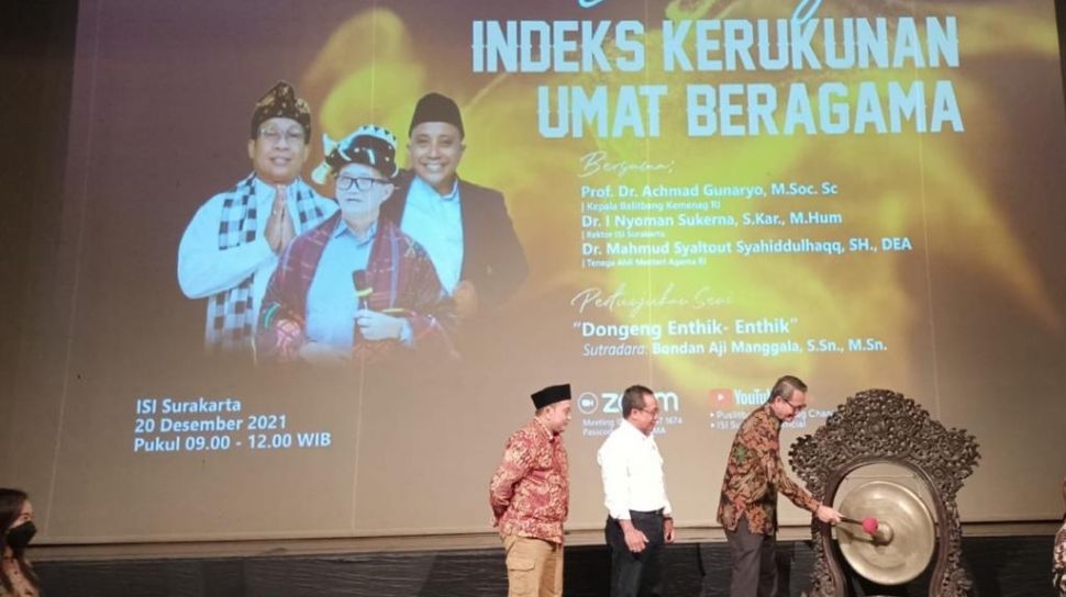 Kemenag Launching Indeks Kerukunan Umat Beragama 2021