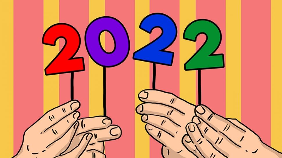Kumpulan Gambar  Ucapan Tahun Baru  2022 Download Gratis 