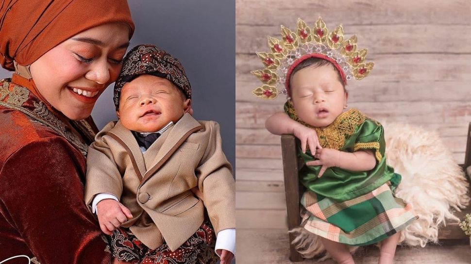 Potret Newborn Bayi Artis Pakai Baju Adat Gemas Maksimal