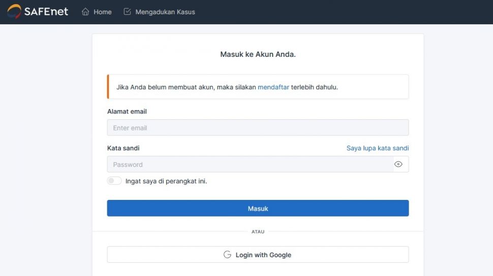 SAFEnet Kenalkan Platform Aduan Pelanggaran Hak-hak Digital