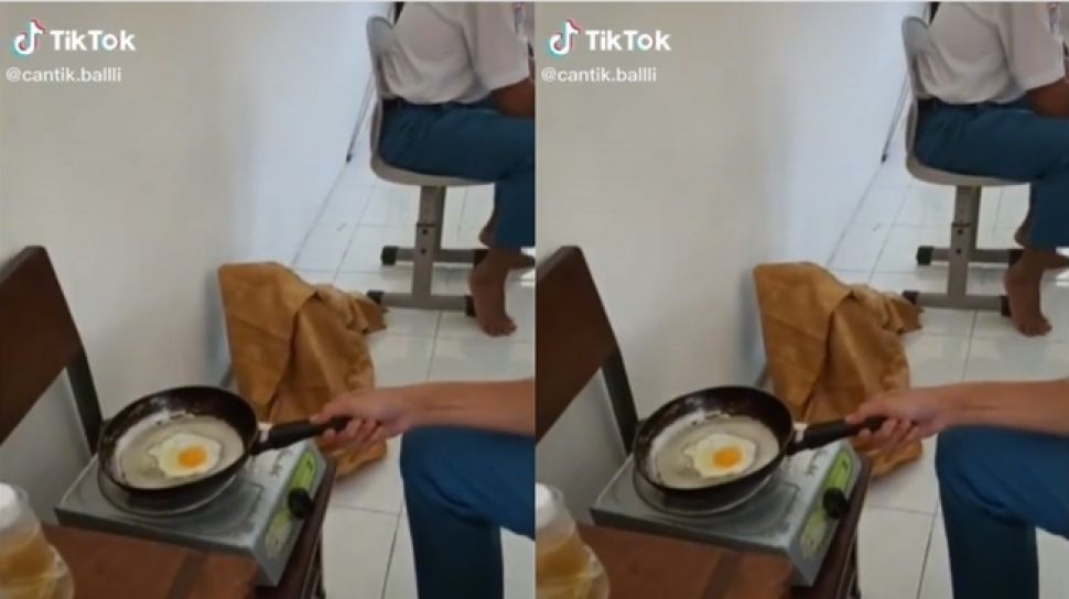 Viral Siswa Buka Warung di Belakang Kelas, Tetap Nekat Ceplok Telur Walau Guru Masih Ngajar