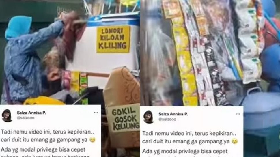 Viral Ibu Jual Sayur sampai Buka Laundry Keliling Pakai Motor