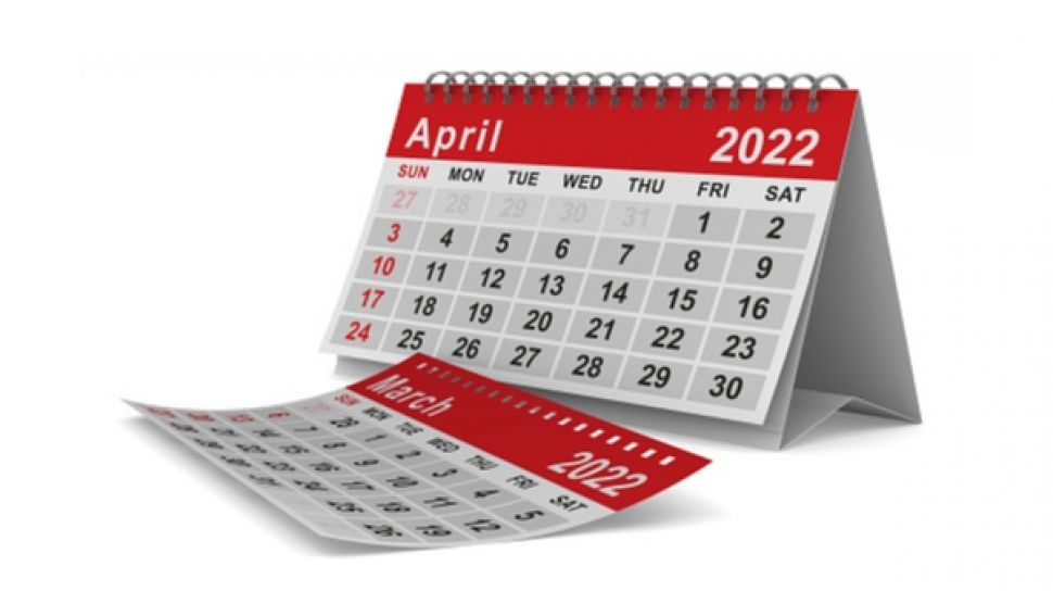 Merah april tanggal 21 tanggal Kalender 2022