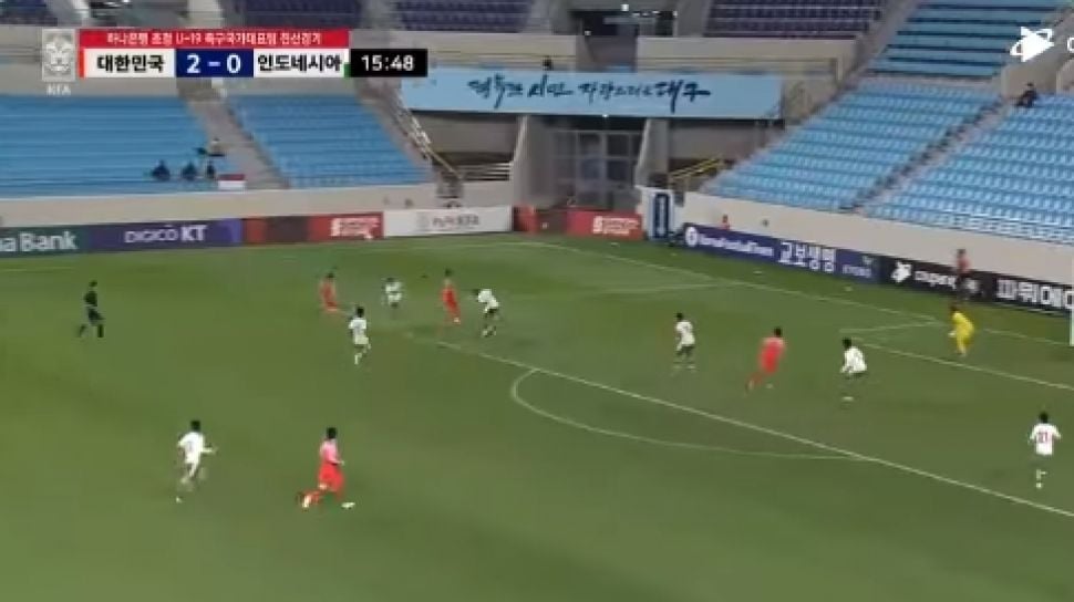 Hasil Timnas Indonesia U-19 Vs Korea Selatan: Garuda Nusantara Dibantai 1-5