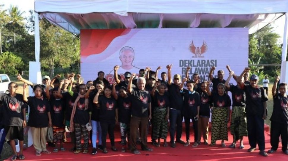 Ratusan Warga Ntt Deklarasi Dukung Ganjar Pranowo Presiden Ri 2024