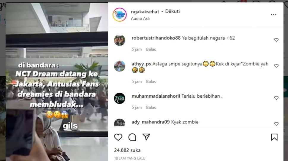 Antusias Fans NCT Dream Membludak di Bandara Soekarno Hatta, Warganet  Singgung Mirip Train to Busan - Suara Kaltim