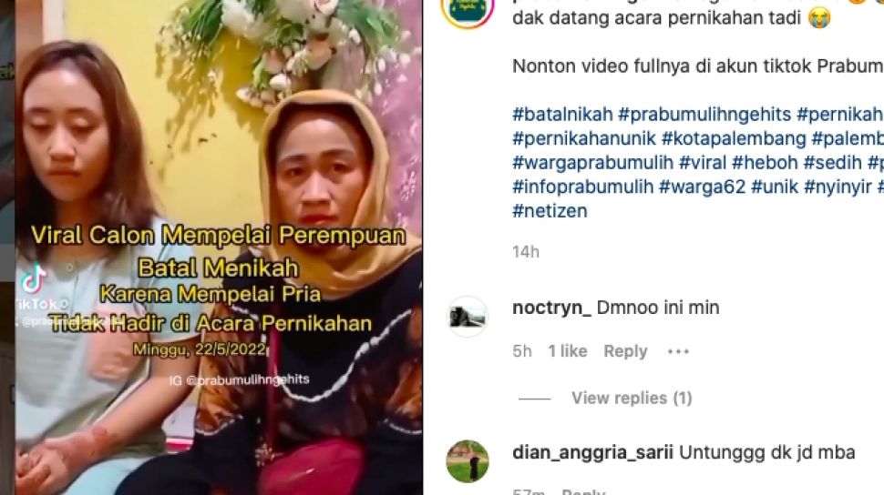 5 Fakta nikah tidak sah di Palembang yang viral di web: mempelai pria