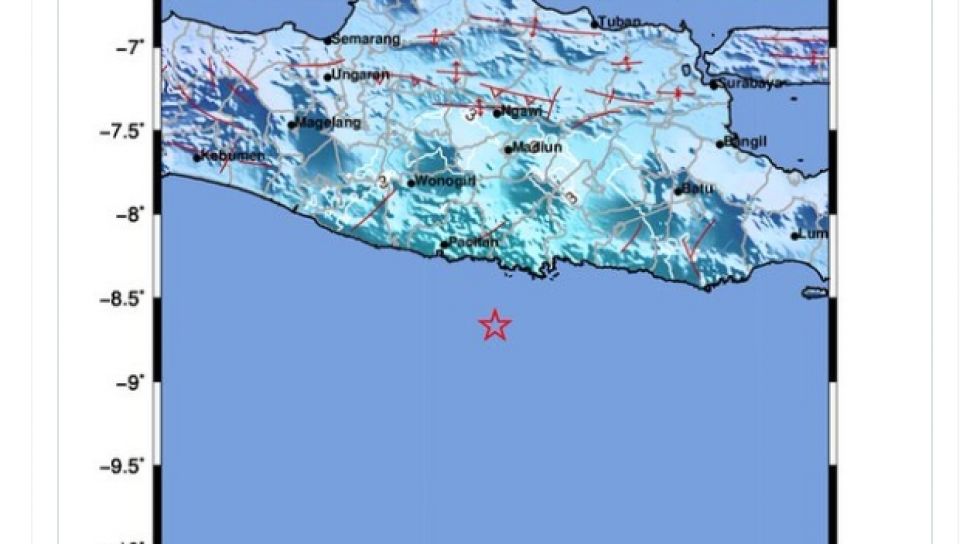 Gempa Bumi 5 3 Sr Guncang Pacitan Terasa Sampai Lumajang Dan Madiun