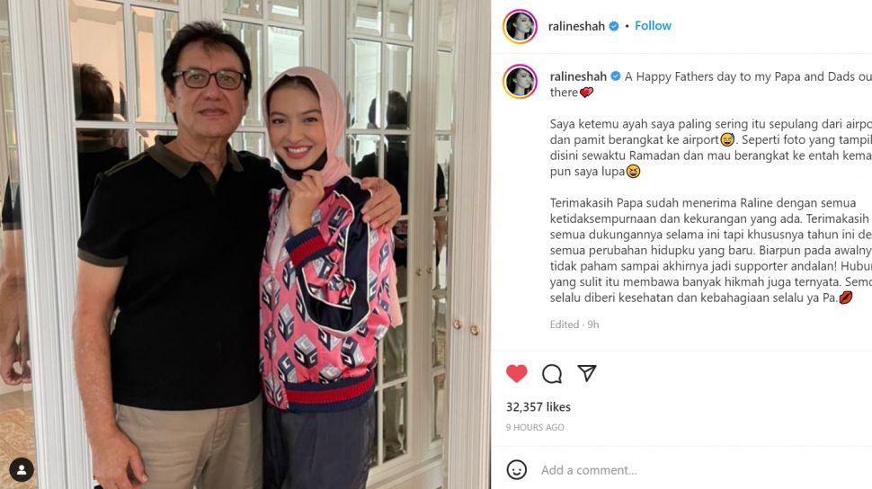 Raline Shah Ungkap Sempat Konflik Dengan Ayah, Tak Terima Perubahan ...