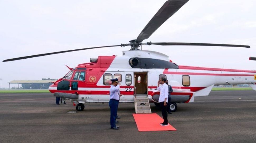 Kunker Ke Subang, Jokowi Naik Helikopter TNI Pagi Ini