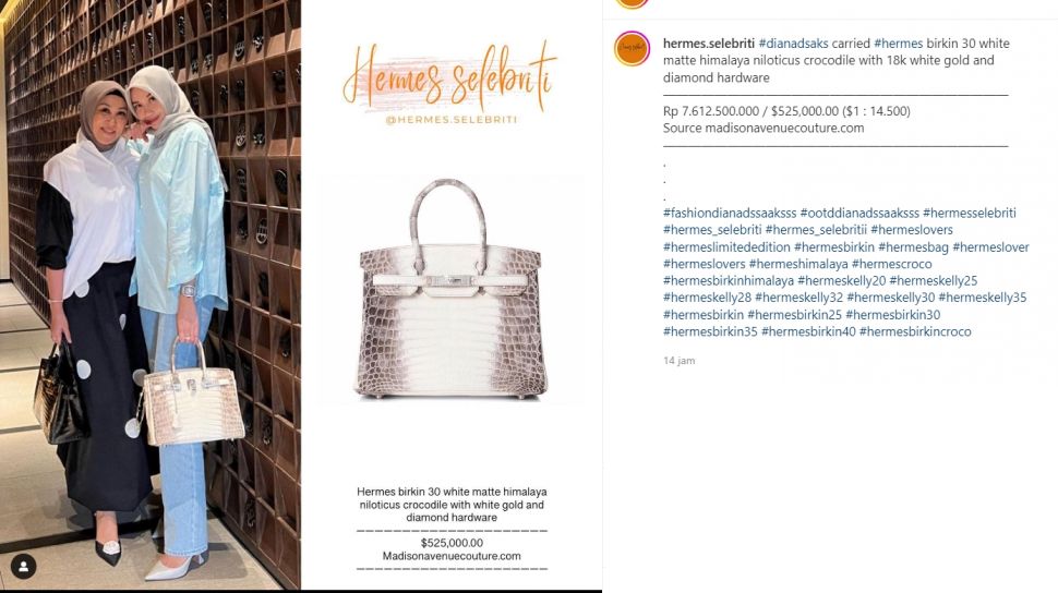 Edisi Terbatas, Tas Hermes Himalayan Syahrini Ini Bikin Netizen Heboh Tebak  Harga! - Semua Halaman - Stylo