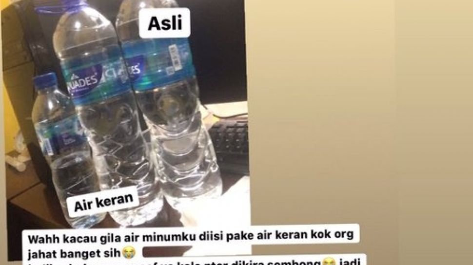 Enggak Level Minum Air Putih Dari Galon Aksi Wanita Ini Malah Bikin Netizen Geram Cuma Sebotol 9771