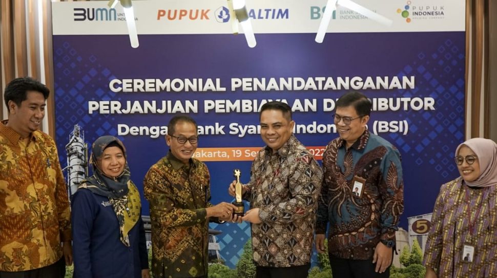 Jalin Kerjasama Pembiayaan Dengan Bsi Pupuk Kaltim Beri Distributor