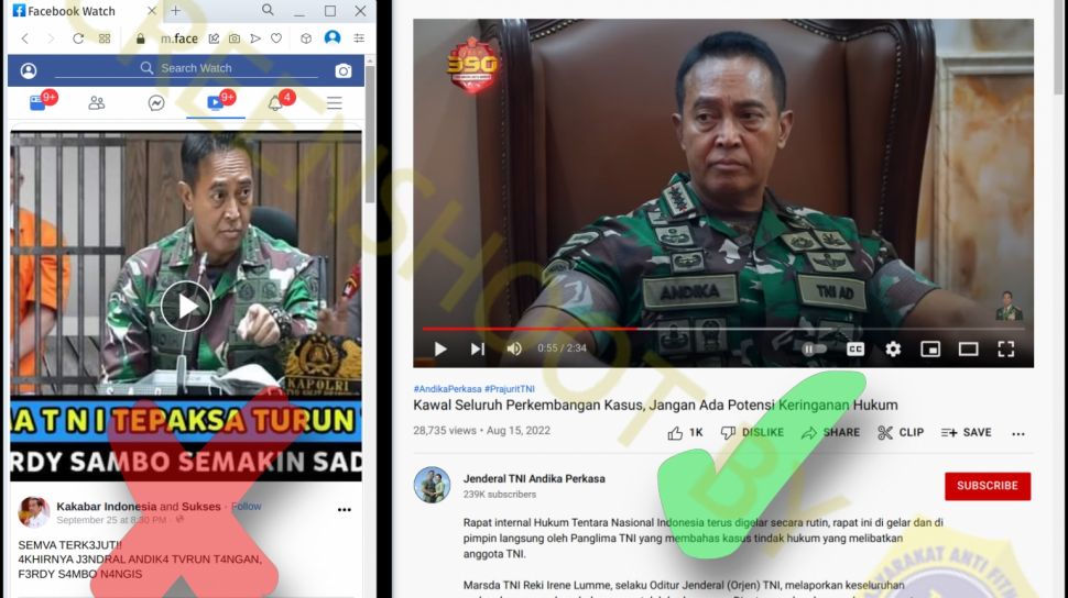 Benarkah Panglima TNI Andika Terpaksa Turun Tangan Gegara Nasib Ferdy Sambo Makin Sadis?