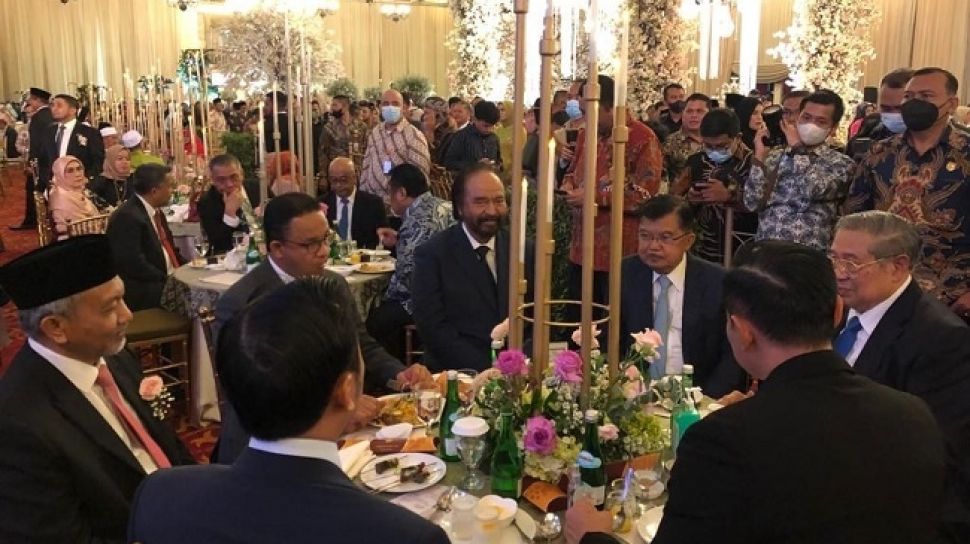 Anies Duduk Satu Meja Bareng SBY, JK Dan Surya Paloh, Ini Yang Dibahas