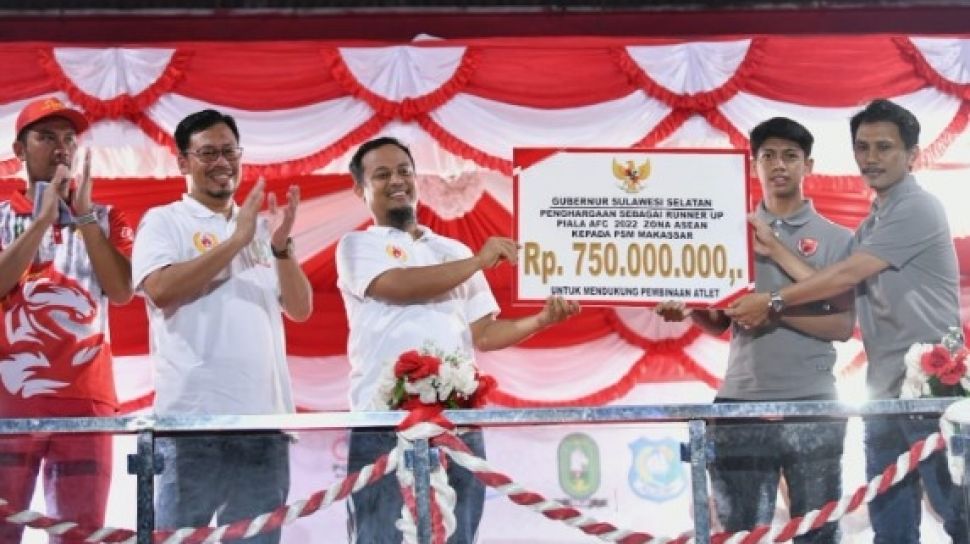 PSM Makassar Dapat Bonus Rp750 Juta Dari Pemprov Sulsel