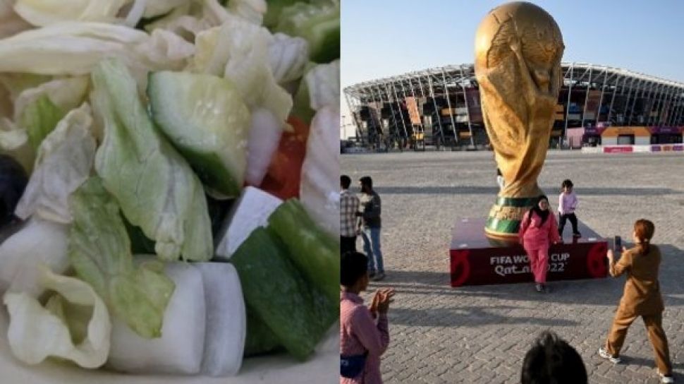Harga Salad di Qatar Rp 168 Ribu, Turis Piala Dunia 2022 Shock, Netizen: Lebih Baik dari Makanan Kelinci