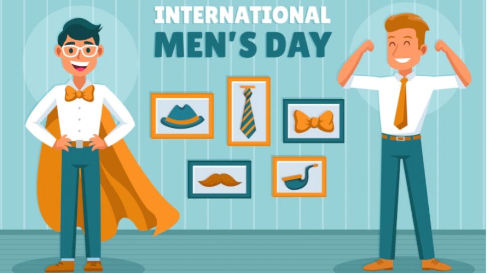 Worlds men day. International men's Day.