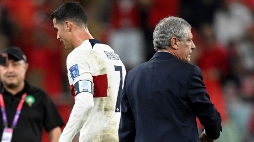 Portugal Tersingkir, Fernando Santos Tak Menyesal Cadangkan Cristiano Ronaldo Lawan Maroko