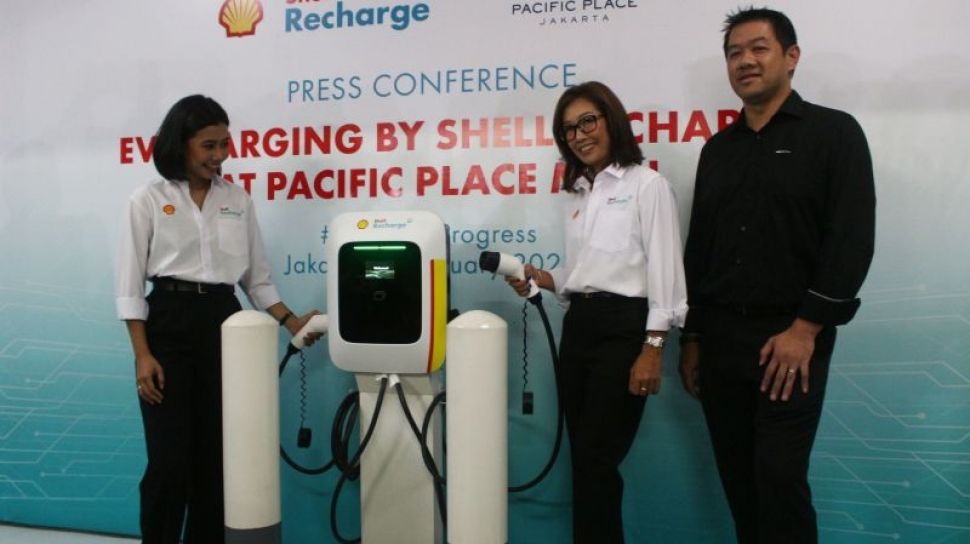 Shell Tambah Jumlah Fasilitas Pengisian Ulang Baterai EV, Kini Tersedia di Pacific Place Jakarta