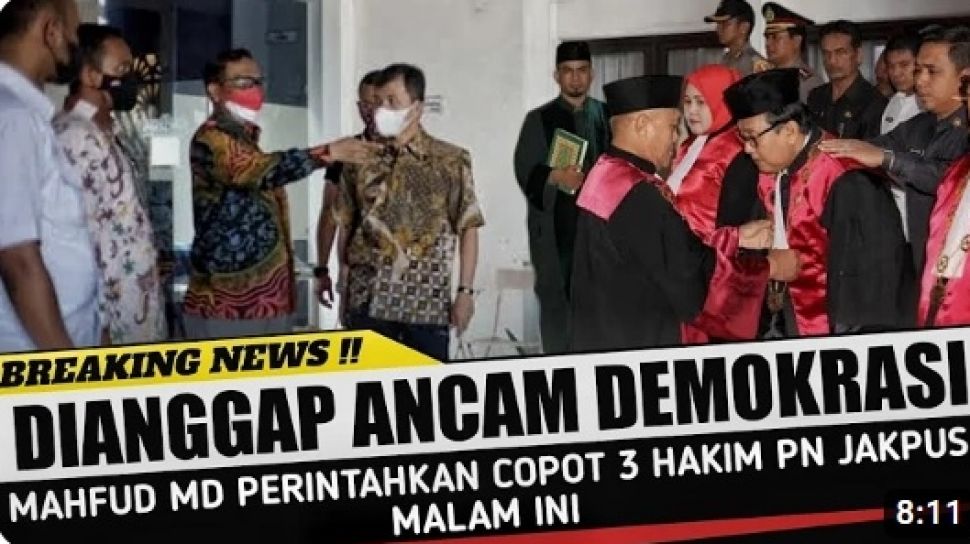 Cek Fakta Mahfud Md Perintahkan Copot 3 Hakim Pn Jakpus Usai Putusan Tunda Pemilu Benarkah 6281