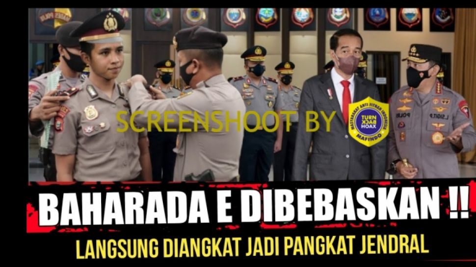 CEK FAKTA: Jokowi Dan Kapolri Lantik Bharada E Jadi Jenderal Gantikan ...