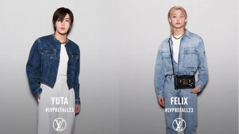 NCT's Yuta and Stray Kids' Felix share sweet moment at Louis Vuitton show