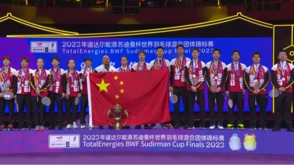 Sudirman Cup 2023 China Juara usai Taklukkan Korea Selatan 30 di Final