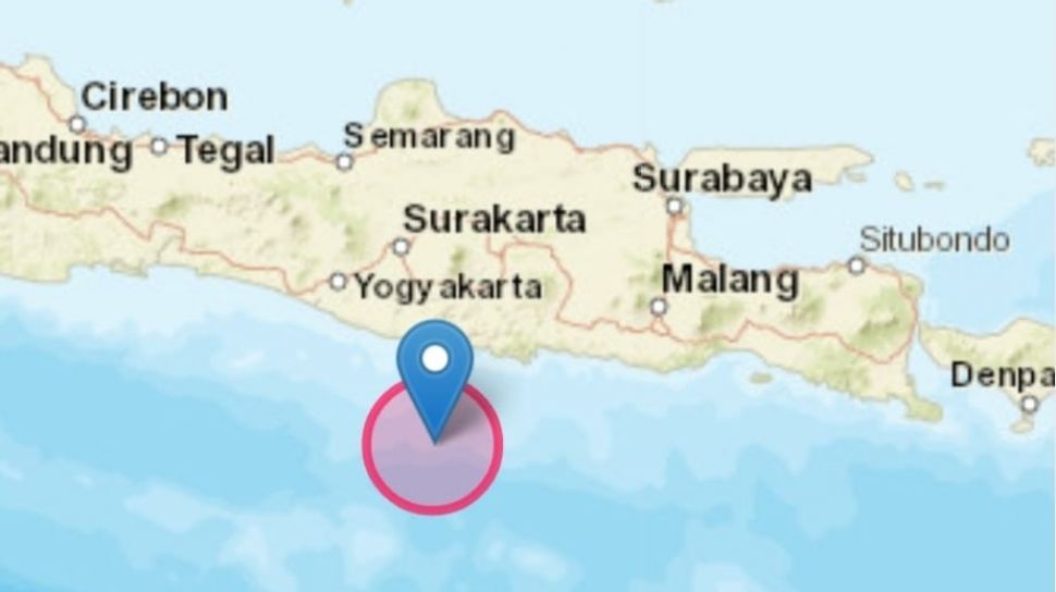 Gempa Berkekuatan Magnitudo 5,7 Guncang Pacitan