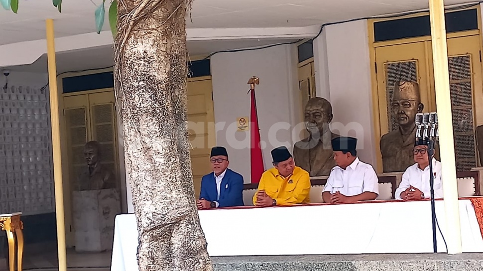 55659 Partai Golkar Dan Pan Menggelar Deklarasi Dukungan Untuk Prabowo Subianto Di Pilpres 2024 