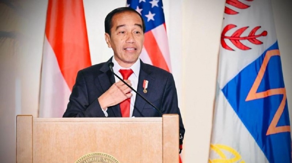 Momen Jokowi Bahas Dasi Merah Di Kuliah Umum Di Universitas Stanford AS