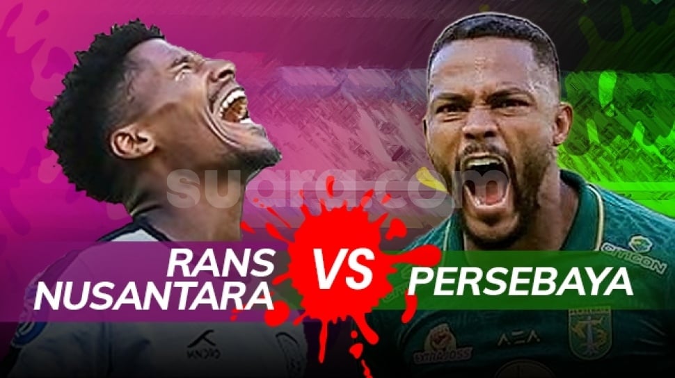 Link Live Streaming RANS Nusantara FC vs Persebaya di BRI Liga 1, Segera Kick Off