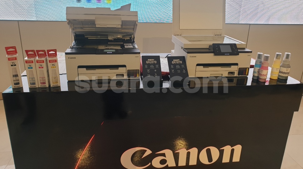 Canon Luncurkan Dua Printer Megatank Maxify GX2070 dan GX1070, Ditargetkan Terjual 1.000 Unit hingga 2024