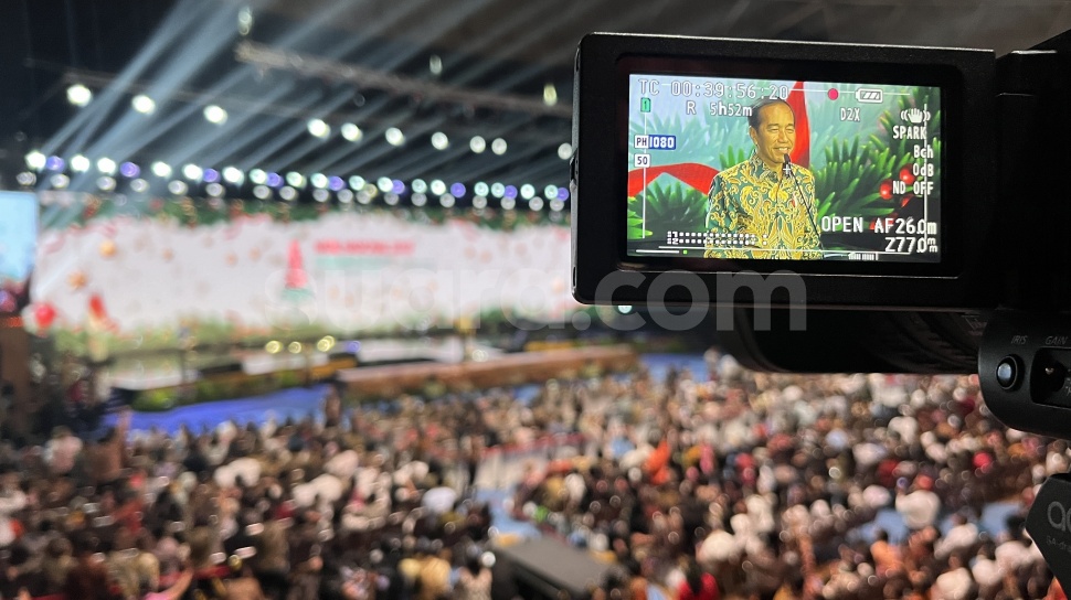 Jokowi Hadiri Perayaan Natal Nasional 2023, Ada Prabowo hingga Mahfud MD