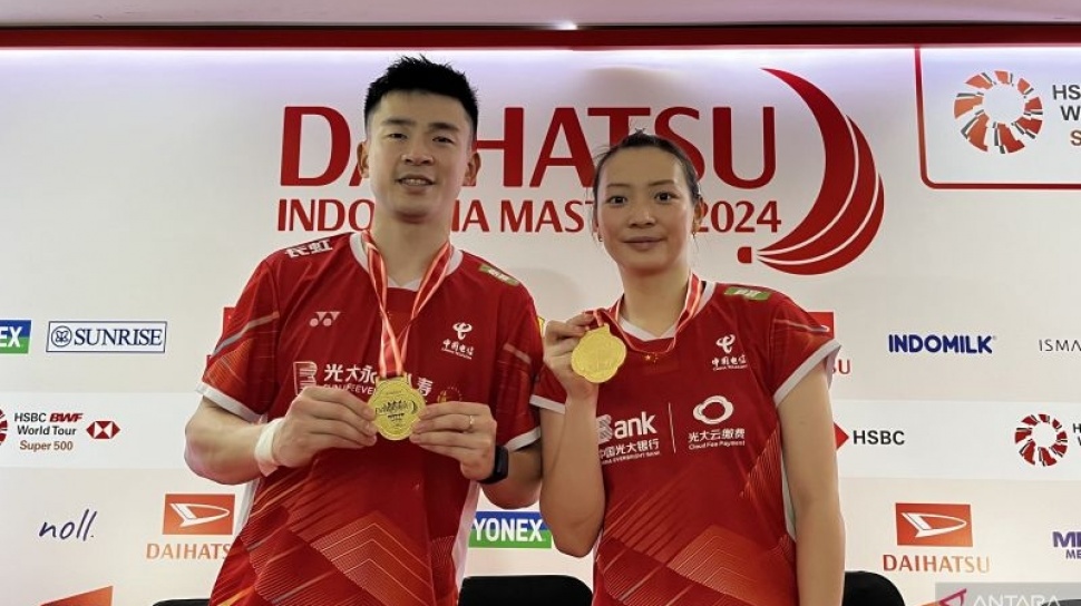 Juara di Indonesia Masters 2024, Zheng/Huang Tak Menyangka Telah