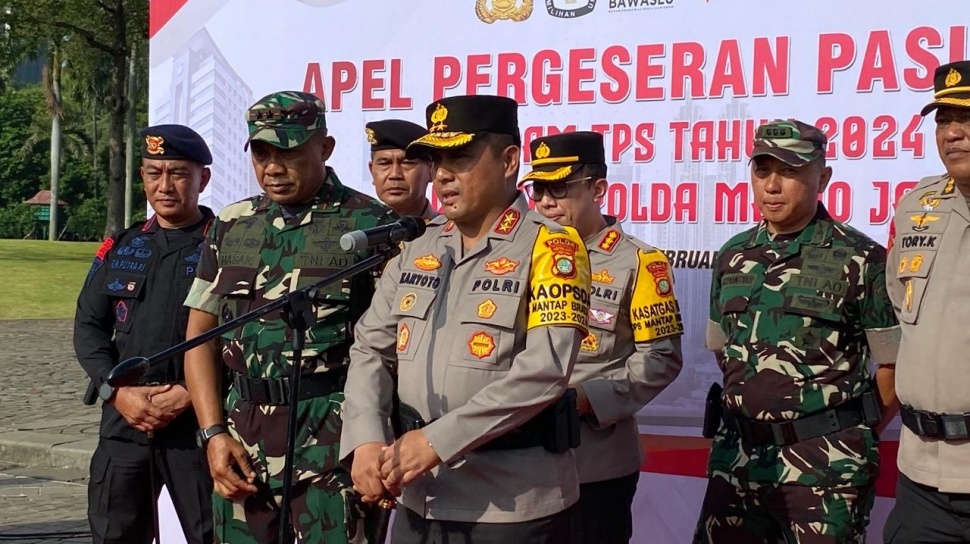 Polda Metro Jaya Kerahkan Ribuan Pasukan Jaga Tps Rawan Dan Sangat